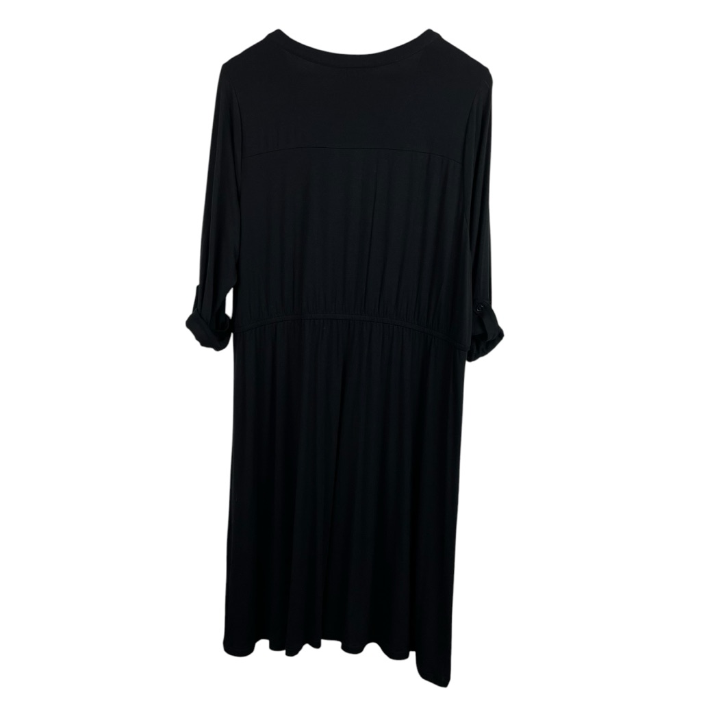 Market & Spruce | Lany Black Knit Shirt Dress New — image 5 of 8